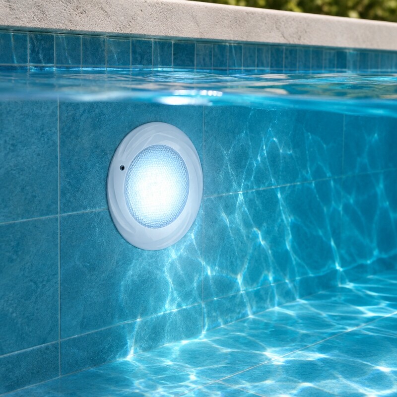 ARTEFACTO DE ADOSAR PARA PISCINA LED 18W Luminaria LED para Piscina de Adosar 18W 12V Luz Fría IP68