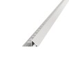 Guardacanto Aluminio Prisma 10 mm x 11 mm x 2,5 m Cromo Mate Guardacanto Aluminio Prisma 10 Mm X 11 Mm X 2,5 M Cromo Mate