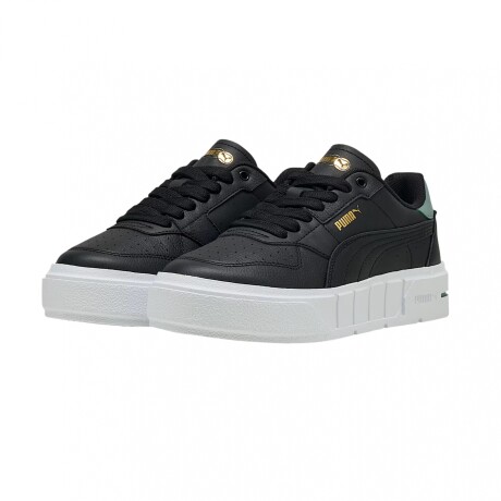 Championes Puma Cali Court Black/White/Green
