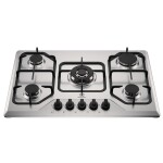 Anafe 5 Hornallas Inox Acero inoxidable