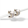 Caravanas Medio aro Zirconia-Plata y oro-Zirconia-CA5041 conpiedra
