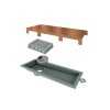 Receptaculo tapa ac inox red gold 25cm Tiny ELEVE Receptaculo Tapa Ac Inox Red Gold 25cm Tiny Eleve