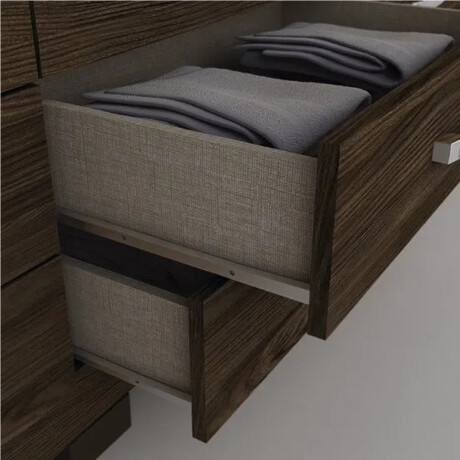 ROPERO 3 PUERTAS CORREDIZAS CON ESPEJO 9 CAJONES GUARDARROPA ARMARIO PLACARD CLOSET COLOR MADERA