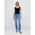 SL LACE TIE FEMME TOP TRUE BLACK
