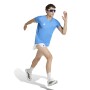 Polos Running Adizero E Tee Hombre Blue