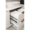 Mueble de baño Suspendido Alice Blanco 100 cm con Bacha de Loza Mueble De Baño Suspendido Alice Blanco 100 Cm Con Bacha De Loza