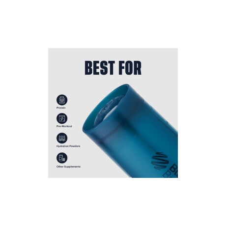 Shaker Classic 600ml BlenderBottle Azul Oscuro