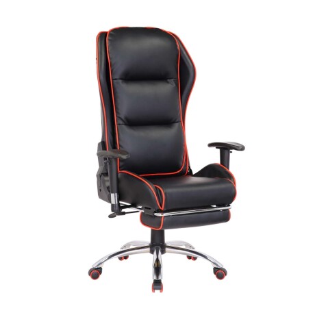 SILLA GAMER PU-Y-METAL NEGRO CONFORT D-303