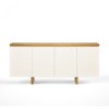 Aparador Buffet SUD 1.8 - Linea Manhattan Off White / Cinamomo