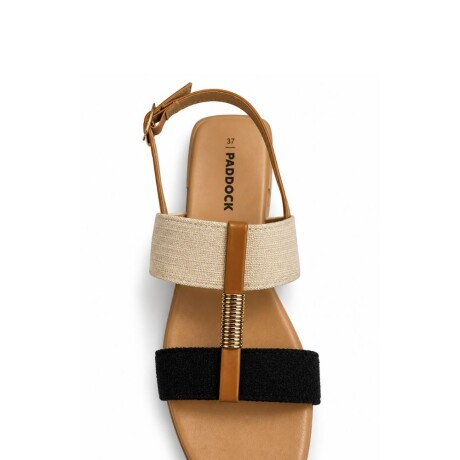 SANDALIA PAROS COMBINADA Beige