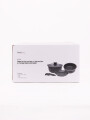 BATERIA COCINA INDUCC 5 PCS NEGRO
