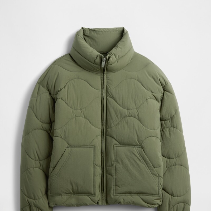 V-TRANSITIONAL QUILTED JACKET OLIVE NIGHT