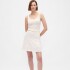 COTTON POINTELLE TANK IVORY FROST