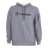 HOODIE POLY FLEECE MEN TRNG GRIS PE