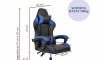 Silla Gamer Gaming Ergonomica Reclinable - PU Azul