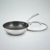 Sartén hondo de acero inoxidable con revestimiento en cerámica y tapa - Cuisinart Sartén hondo de acero inoxidable con revestimiento en cerámica y tapa - Cuisinart