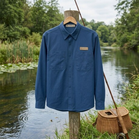 CAMISA MANGA LARGA FISHING AZUL CAMISA MANGA LARGA FISHING AZUL