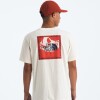 Remera de manga corta regular Stay Exploring White Dune