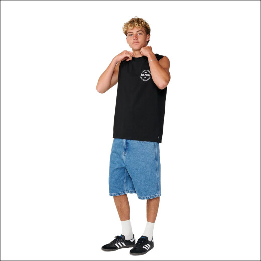 Musculosa Rip Curl Staple Muscle - Negro Musculosa Rip Curl Staple Muscle - Negro
