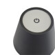 Lámpara de mesa led táctil NEGRO