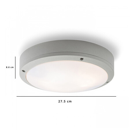 Plafón de Exterior Pro E27 Plafón de Exterior Redondo Pro E27