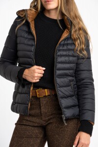 Campera Reversible Negro