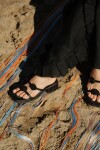 Rosette Sandals Negro