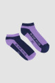 Pack x 2 medias cortas linea de color Iris lila