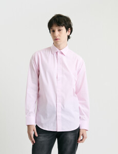 011683 CAMISA VESTIR HARRINGTON LABEL Rosado Medio