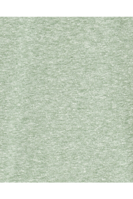 Remera henley de algodón, verde Sin color