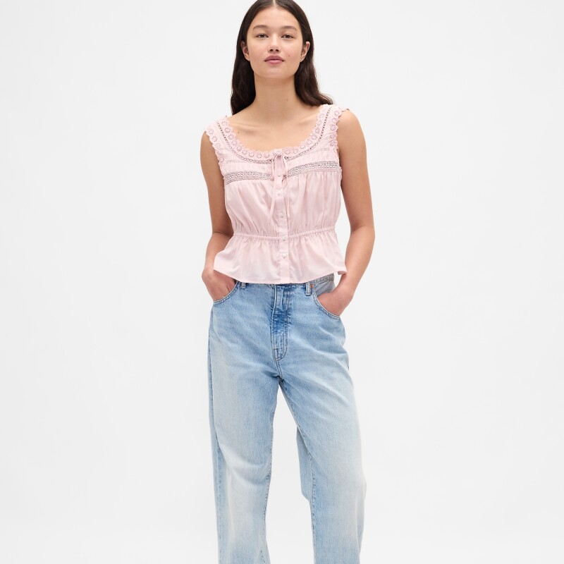 SL LACE TIE FEMME TOP PRIMITIVE