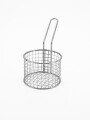 CANASTO REDONDO INOX PLATEADO