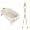 Bañera plegable con soporte Pepper KIKKABOO sand Bañera plegable con soporte Pepper KIKKABOO sand
