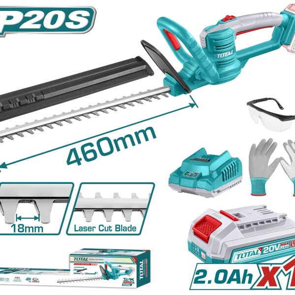 Corta cerco 20v + bateria+ cargador total THTLI20461 Corta cerco 20v + bateria+ cargador total THTLI20461