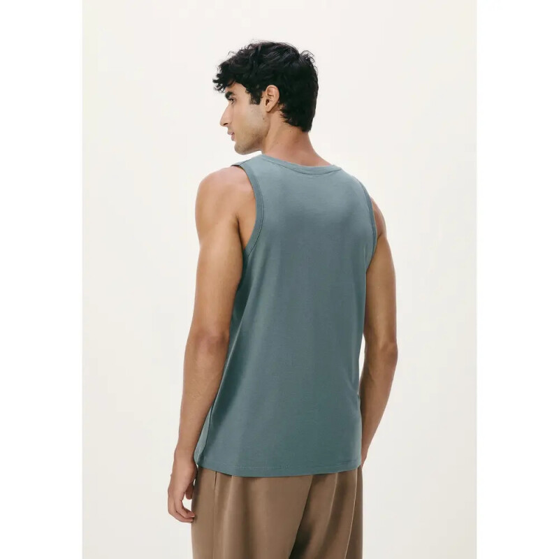 CAMISETA REGATA MASC VERDE ESCURO