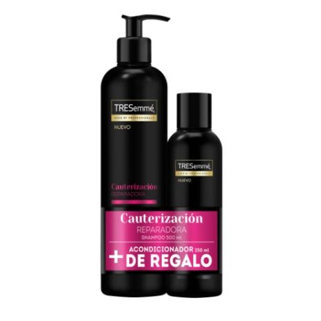 Pack Tresemmé Cauterización Reparadora Shampoo 500ml + Acondicionador 250ml – Repara y Fortalece el Cabello Pack Tresemmé Cauterización Reparadora Shampoo 500ml + Acondicionador 250ml – Repara y Fortalece el Cabello