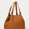 Bolso Eterial en cuero graneado Marron