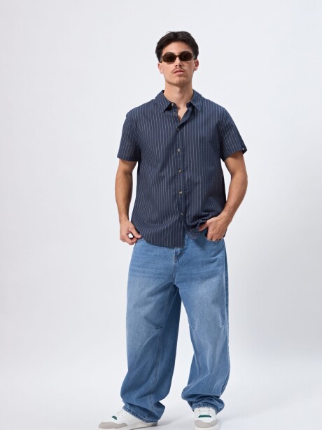 CAMISA PLUM AZUL