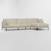 Sofá con chaise COSTA BEIGE - DERECHO