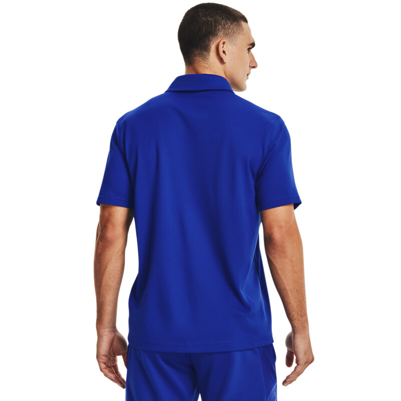 UA M's Team Tech Polo-BLU BLU-400