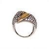 Anillo Varios-Plata y Oro-Piedra Zirconia-AN5588 conpiedra