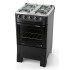Cocina a Gas Mueller Moderatto 4 Hornallas Negra Ultra Llama Cocina a Gas Mueller Moderatto 4 Hornallas Negra Ultra Llama