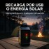 Linterna Led Farol Reflector Recargable Solar Usb + Lampara Color Amarillo
