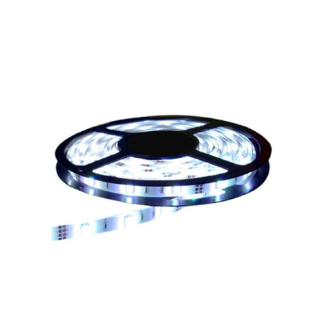 Cinta tira LED interior/exterior 5m 12V 24W fría ZU0736
