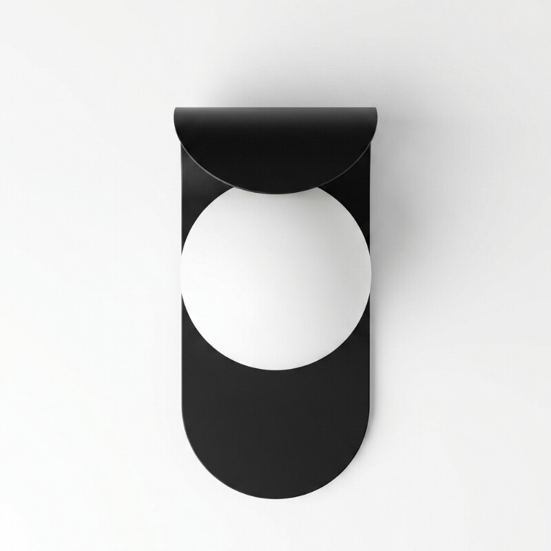 ARTEFACTO DECORATIVO DE PARED CRUX Luminaria De Pared Crux Negro