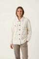Campera denim larga BLANCO