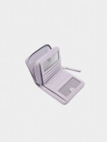 Cartera De Textura Suave S violeta