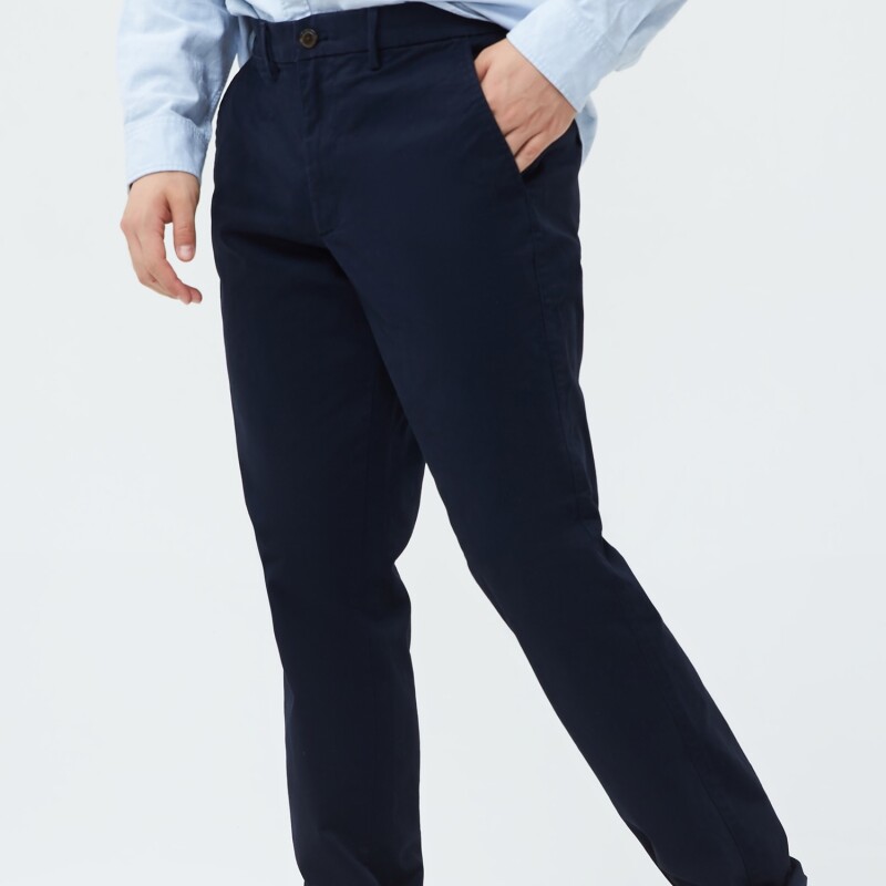 V-ESSENTIAL KHAKI STRAIGHT FIT NEW CLASSIC NAVY