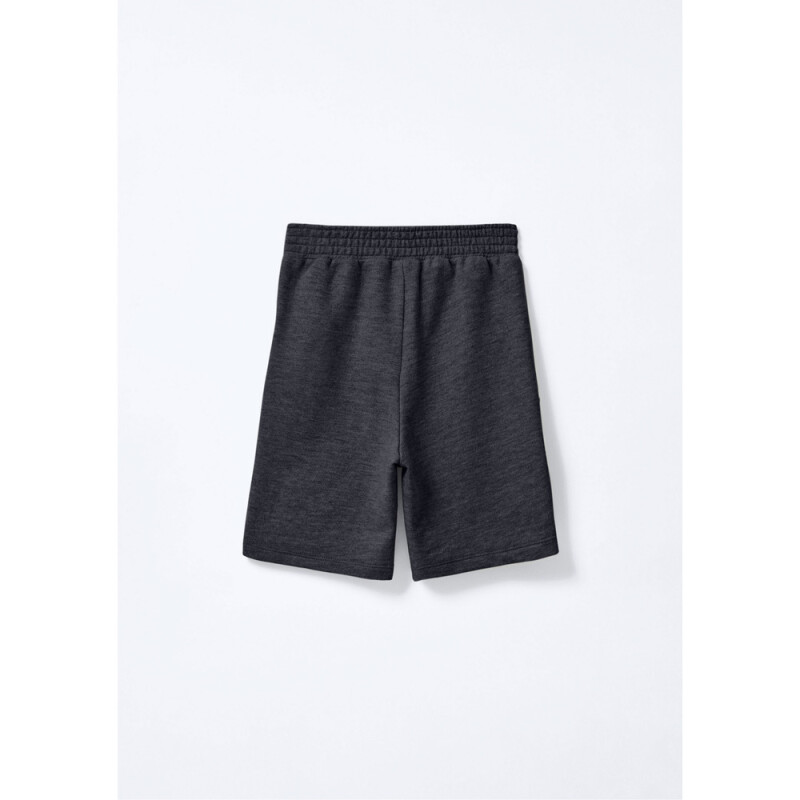 BERMUDA MASC PRETO MESCLA