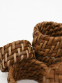 SERVILLETERO EN FIBRA NATURAL BEIGE